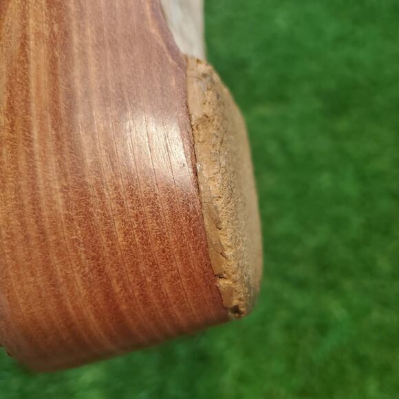 Jack Rogers Women's Silver Grey Wedge Sandals Sz 8 FLAWS - Picture 12 of 14